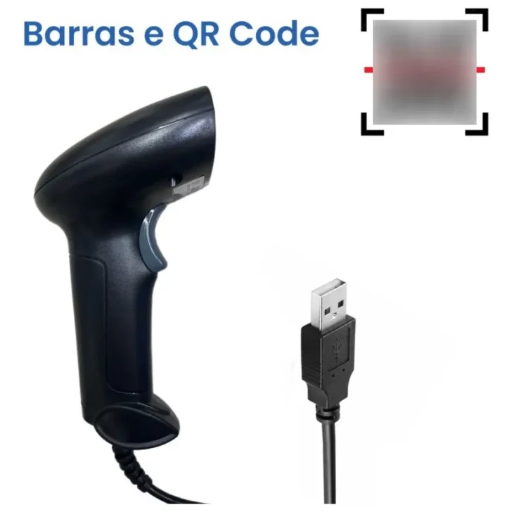 Leitor de código de barras Knup